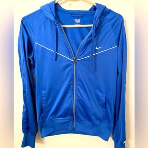 Nike The Athletic Dept Blue Full Zip Athletic Hoodie Jacket Sports Sz Youth L